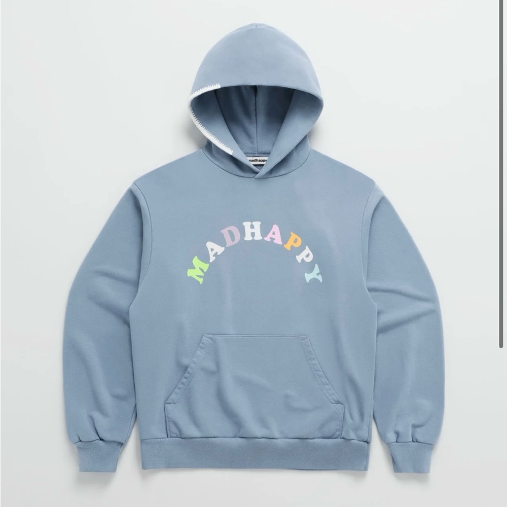 Madhappy Pastel Logo Blue Hoodie